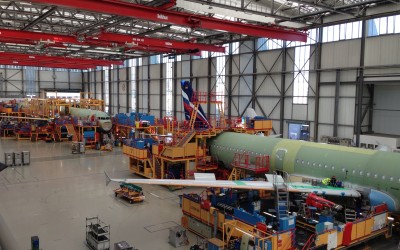 Besuch der Hamburger Airbus Werke mit dem Vorstand der AHK Spanien